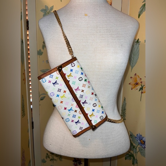 SOLD!!! Louis Vuitton x Takashi Murakami Multicolor Monogram Long Wallet - Picture 4 of 15